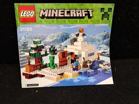 LEGO Minecraft 21120 21119 & 21125 ☆☆☆INSTRUCTIONS ONLY ☆☆☆ 