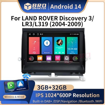 Für Land Rover Discovery 3 LR3 L319 2004-2009 CarPlay Android Auto GPS FM RDS BT