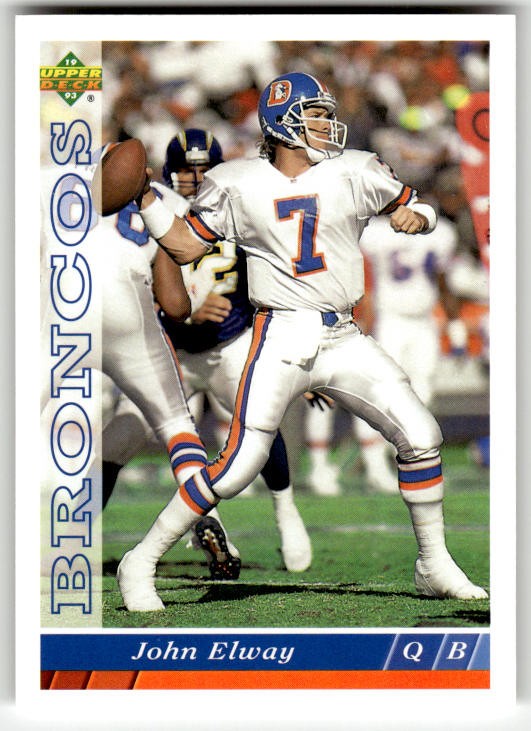 1993 Upper Deck John Elway #357 Denver Broncos