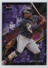 2024 Topps Finest Common Purple Refractor 10/250 Ozzie Albies #49 0bt4