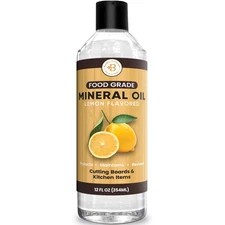 Mineral Oil for Wood Cutting Board - 12 oz Food Grade Wood Oil Cutting Board ...