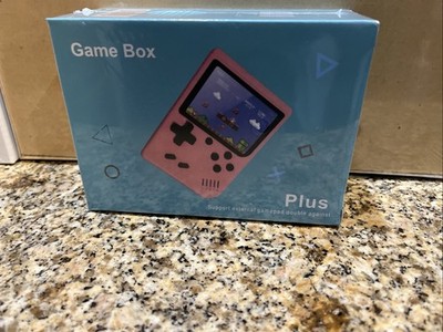 Game Box Plus Handheld Console   Retro Gaming System w/ Preloaded Games - Pink