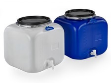  Weithalsfass 100l Futtertonne Fasssilage Kunststoff Regen Fass mit Zapfhahn 