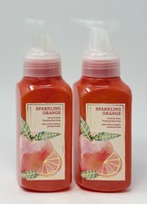 2 NEW BATH  BODY WORKS SPARKLING ORANGE GENTLE CLEAN FOAMING HAND SOAP WASH