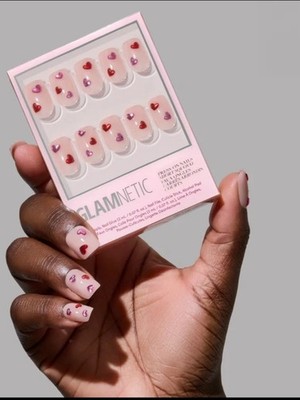 glamnetic press on nails-Short Squoval-Dear Lover   