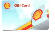 Shell Gas Gasoline White Clouds Yellow Sign Gift Card No $ Value Collectible