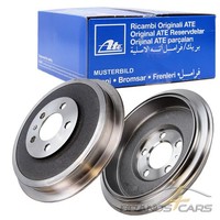 ATE 2X Bremstrommel Ø200 Hinten FÜR VW Lupo 6X 6E Polo 6N 6N1 6N2 Classic 6K