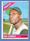 1966 Topps Baseball Card # 300 Roberto Clemente - Pittsburgh Pirates - Clemente