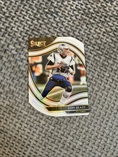 2020 Panini Select Tom Brady Field Level White Prizm Die Cut Patriots SP #301