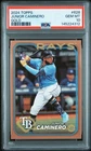 2024 TOPPS GOLD #628 JUNIOR CAMINERO ROOKIE RC 1775/2024 PSA 10