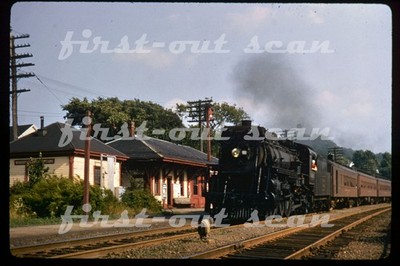 R DUPLICATE SLIDE - Boston & Maine B&M 3660 STEAM 4-6-2 Action Wakefield Jct