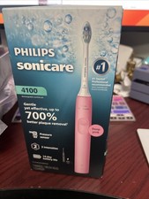 NEW Philips Sonicare 4100 Electric Toothbrush Deep Pink Pressure Sensor