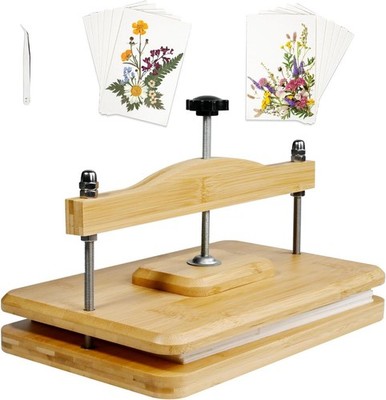Nuvograin Flower Press Kit, Plant Press Kit, Easy One-Step Pressing, 10 x 6 inch