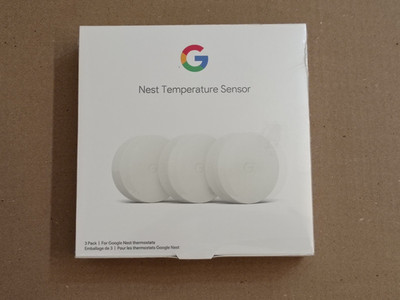 NEW/SEALED! / Google Nest Temperature Sensor 3 Pack (T5001SF)