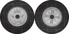 Pièce argent 1 shiling 1935 Papouasie Nouvelle Guinée # 5