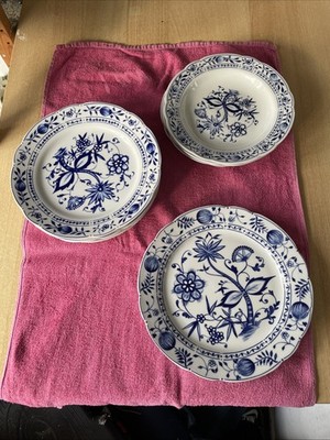 Kahla Porzellan Speiseservice Zwiebelmuster 10 teilig Spülmaschinenfest