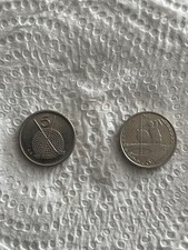 Isle of Man 5p Five Pence Coins - 2 Coin Lot.