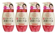 Kose Grace One Medicated Wrinkle Lift Essence 230ml ×4 Set Anti-Aging Serum