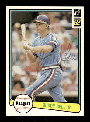 1982 Donruss #368 Buddy Bell  signed autograph  centered, ballpoint EAA1 BXCP71