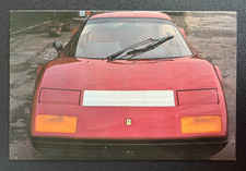 Vintage Ferrari 512 Bb Collector Card Classic Supercar 1970s 19879