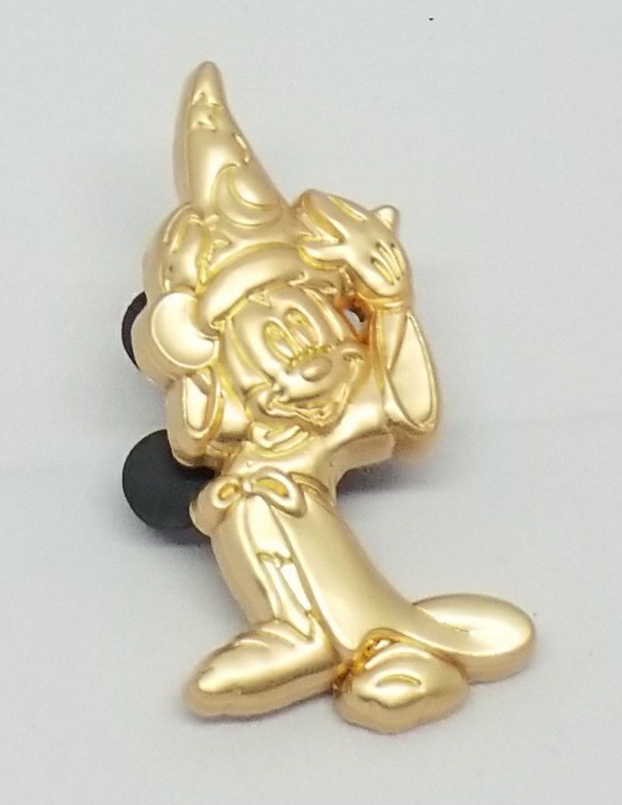 Disney Mystery Pin Ink & Paint Gold Sorcerer Mickey