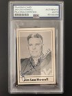 Jim Lee Howell signed 1977 Touchdown Club Card Autograph NY Giants PSA/DNA Auth