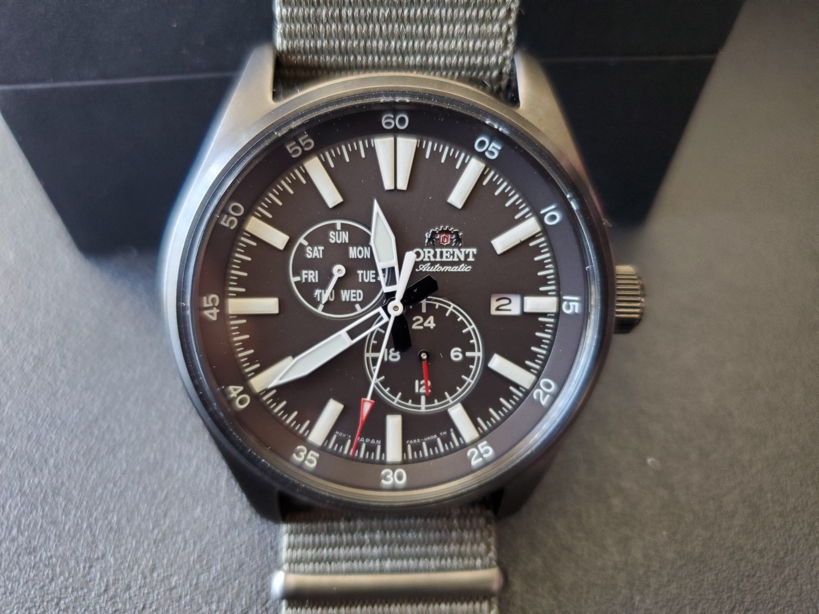 Orient Defender II Nylon Strap Automatic Men's Wa… - image 2