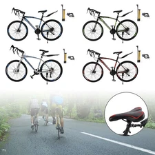 27 speed Road Bike Racing Bicycle 700C 26" Wheels Adult Black+Blue #8