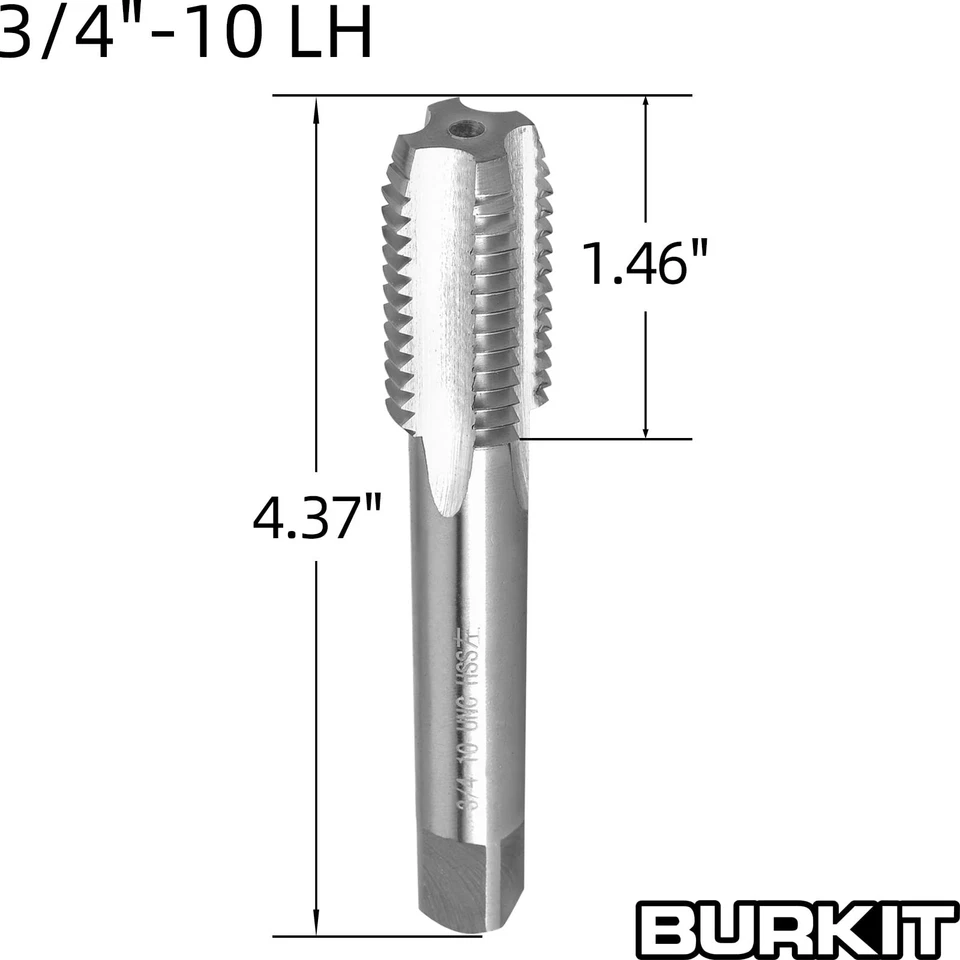 Burkit 3 | 4 in-10 UNC Tap and Die Set Left Hand | 3ttttttttttttttttttttttttt - Image 2 of 4