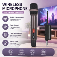 Professional wireless microphone, stable signal, clear and without delay