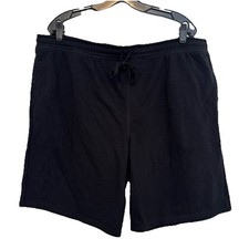 Eddie Bauer Lounge Men's Knit Shorts Black Size XXL NWT