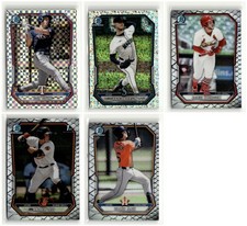 Kade Anderson 2026 Bowman Chrome Prospects X-Fractor Mini-Diamond 5 Cards [atz6