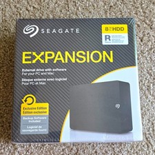 Seagate 8TB EXPANSION DESKTOP EXTERNAL DRIVE 3.5E USB3.0 STKR8000400  SEALED 