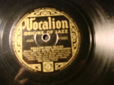 BILLY BANKS RHYTHMAKERS MEAN OLD BEDBUG BLUES 78 RECORD YELLOW DOG BLUES UK