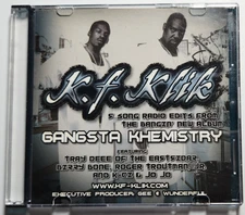 K.F. Klik Gangsta Khemistry (Radio Edits) Promo CD G-Funk Gangsta Rap Bizzy Bone