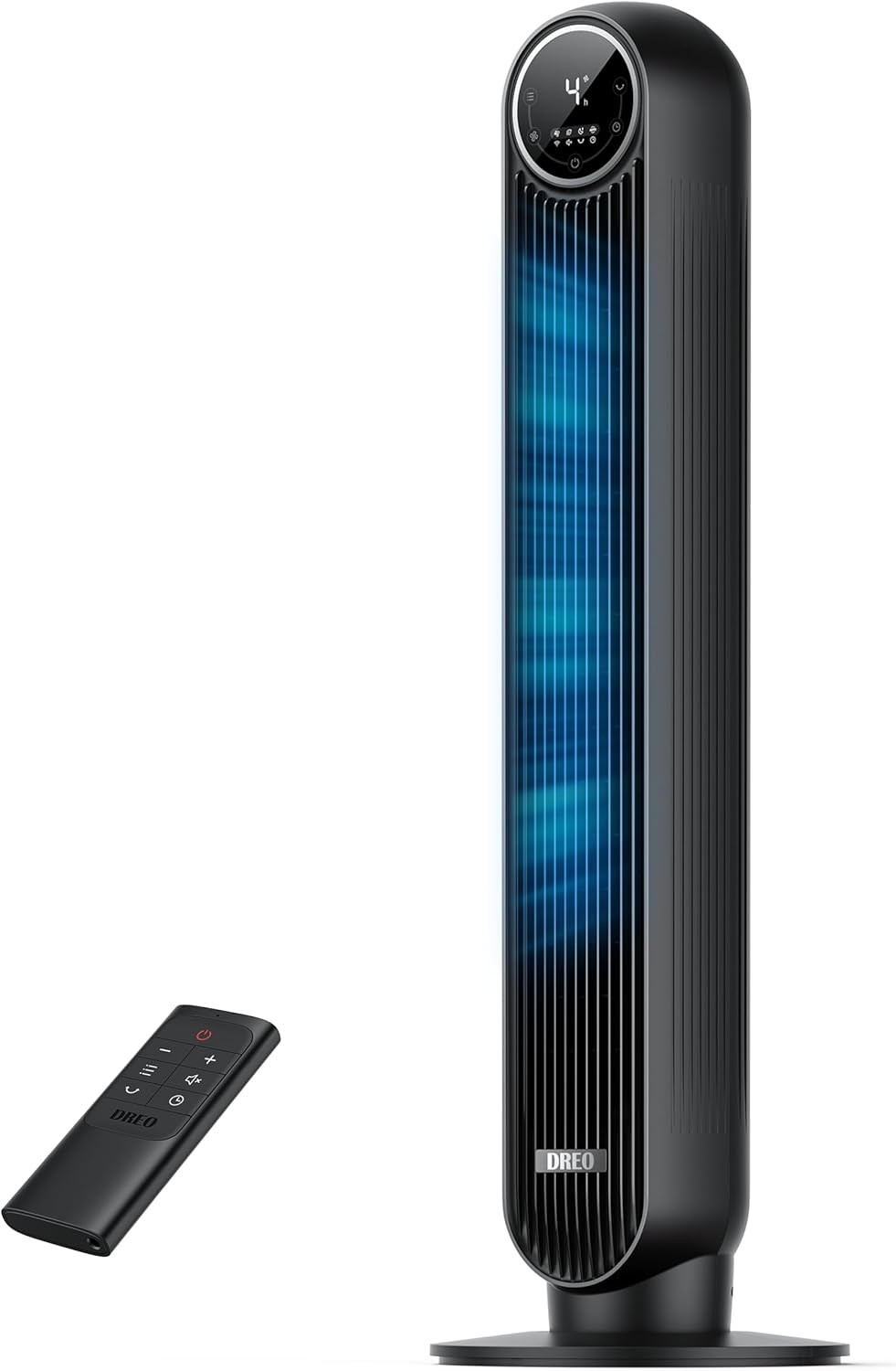 Ventilateur colonne silencieux DREO de 92cm avec sa télécommande pratique coloris noir