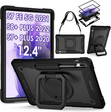 Hybrid 360 Degree Case for Samsung Galaxy Tab S7 FE 12.4" with S Pen Holder
