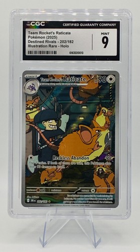 Team Rocket's Raticate graded CGC 9 for sale on eBay