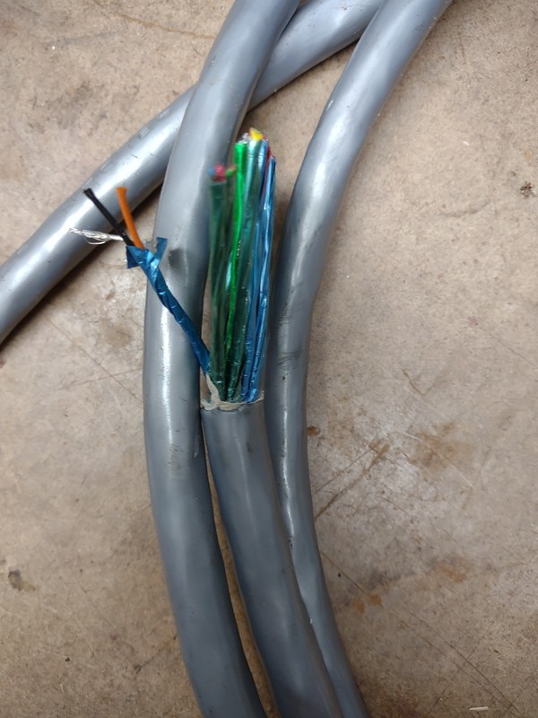 Belden 8776 15 pair shielded cable 11 feet Used