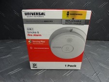 Universal Security Instruments Hardwired  1-Year Battery Backup Smoke Detector