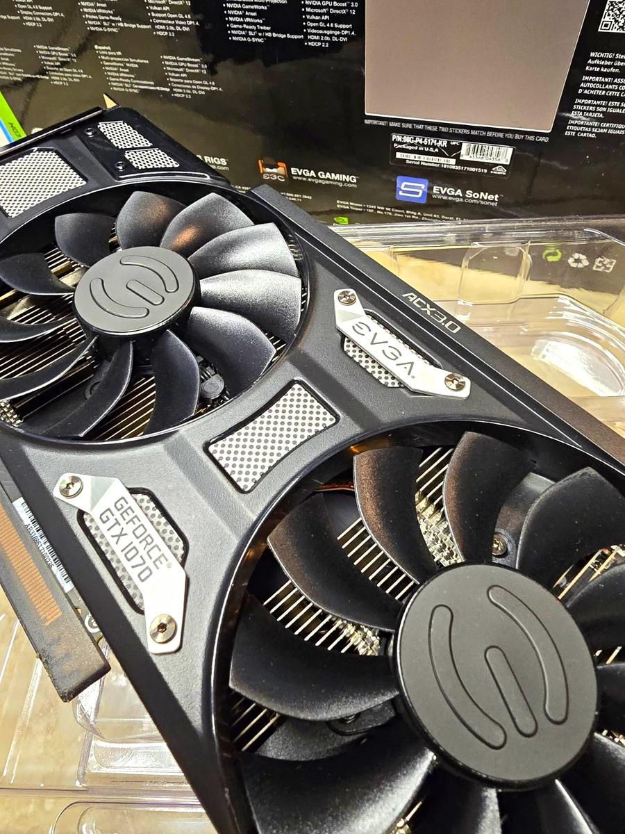 EVGA NVIDIA GeForce GTX 1070 Computer Graphics Cards for sale | eBay