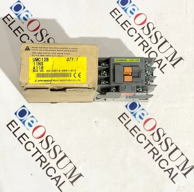 HYUNDAI UMC12B POWER CONTACTOR COIL VOLTAGE 100-110VAC FREE FAST SHIPPING