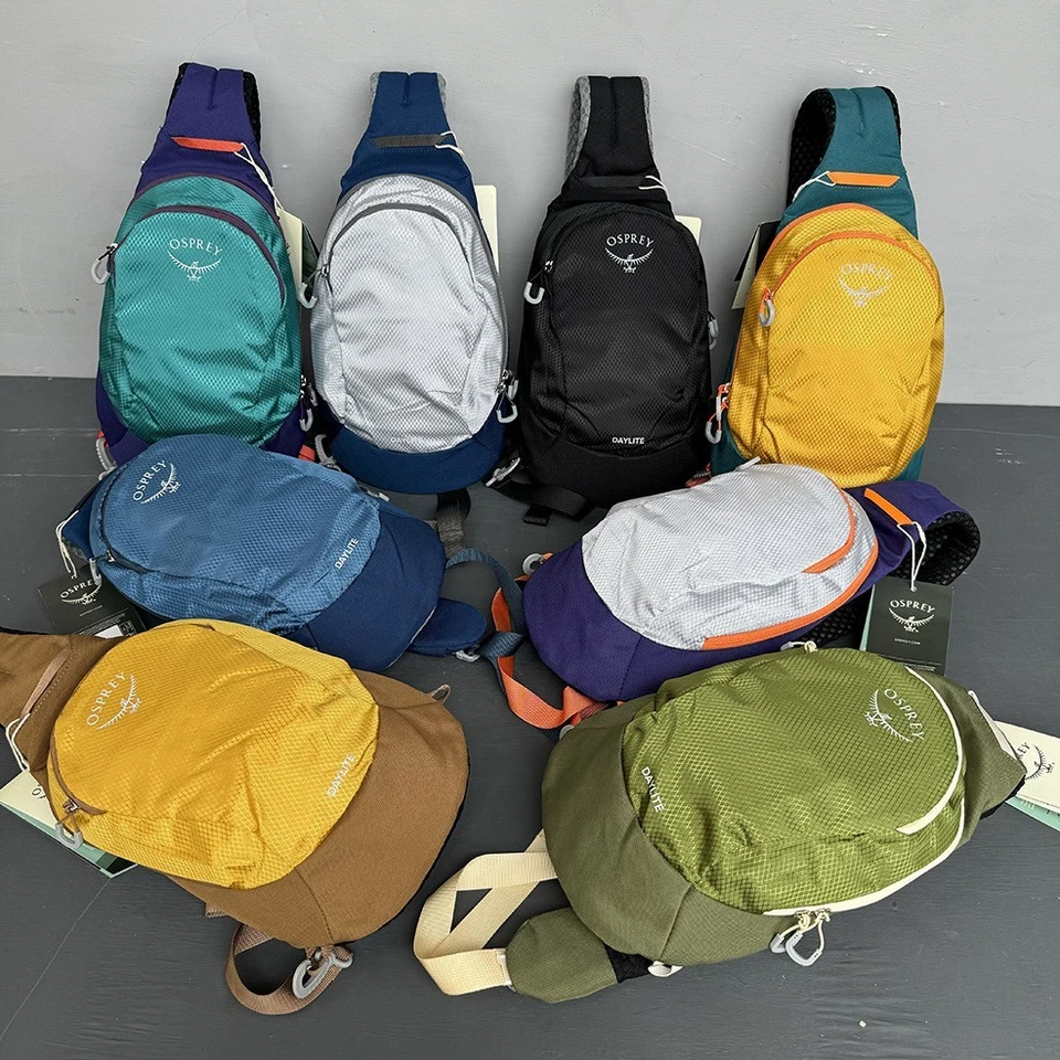 8 piezas Osprey Daylite Bolso Bandolera Pecho Bandolera Viaje Deporte Mochila de Hombro 6L Foto 2 de 4