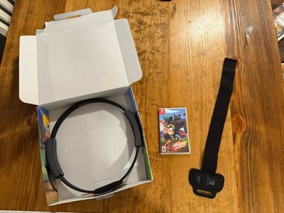 Nintendo Switch Ring Fit Adventure Complete w Ring-Con Leg Strap Game & Box