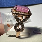 Bomb Party (OG) Ring - Entwined with Grace - RG65893 - Pink Ice Crystal Size 6 — photo 3