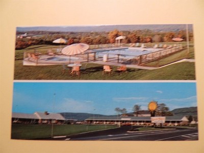 Quality Inn Breeze Manor Motel Breezewood Pennsylvania vintage postcard 