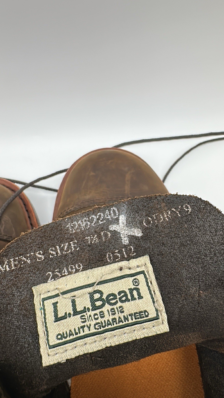 Chippewa LLBean Katahdin Iron Works Engineer cap boot Leather Mens 7.5 D USA VTG image 6
