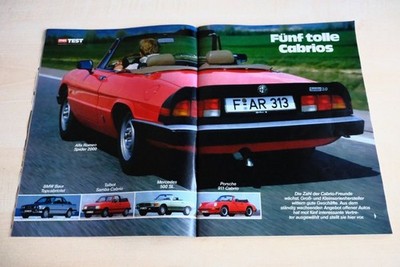 MOT 12/1983 Alfa Romeo Spider 2000 mit 127PS besser als...?