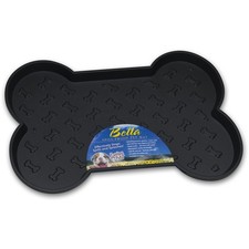 Loving Pets Bella Spillproof Pet Mat For Dogs Small Black