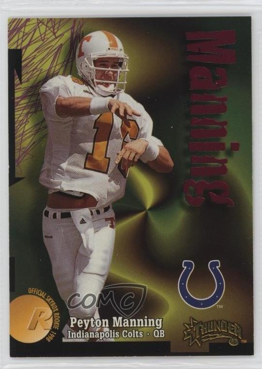 1998 Skybox Thunder Peyton Manning #239 HOF 07te